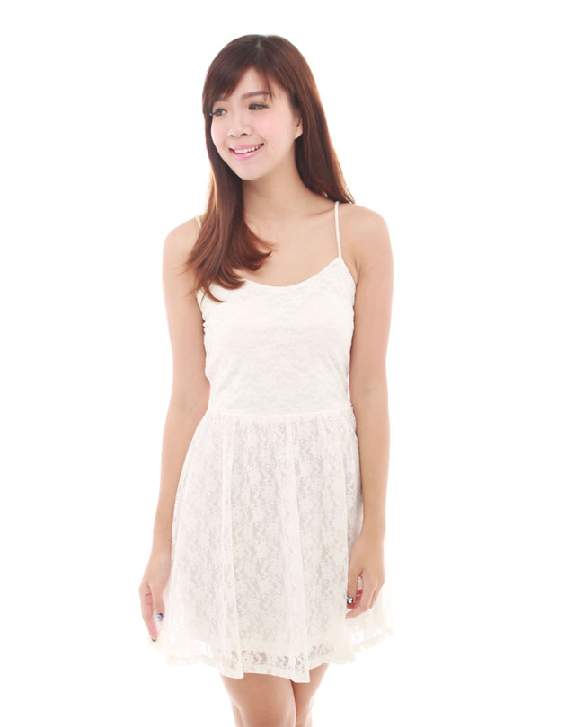 Nikki Dress in White